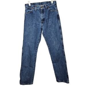 Wrangler Mens Cowboy Cut Original blue Jeans sz 32 x 34 13MWZGK